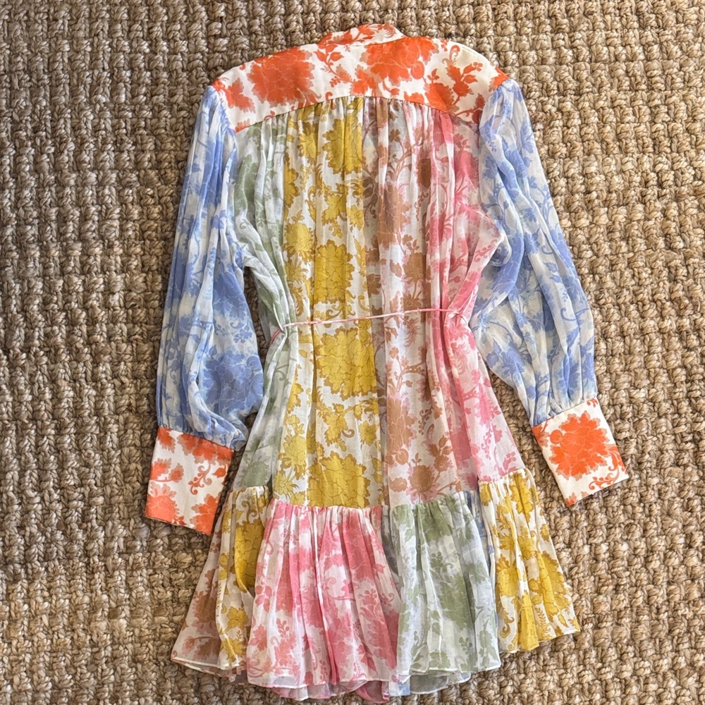 Zimmermann Postcard Lantern Mini Dress - Picture 10 of 10